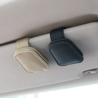 Clip universel pour lunettes de soleil de voiture, fixation pour pare-soleil, porte-cartes et billets, accessoires de rangement intérieur