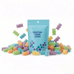 Sachets refermables en Mylar imprimés sur mesure de 3,5 g, qualité alimentaire, étanches aux odeurs, avec fermeture éclair, à l'épreuve des enfants, pour l'emballage de bonbons - Product Image 2