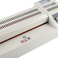 Nouvelle Plastifieuse Professionnelle A3 à Chaud et à Froid 330mm 4 Rouleaux Semi-Automatique Robuste avec Contrôle de Température Thermique MOMOTECH 600W