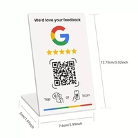Support de menu personnalisé en PVC pour avis Google de restaurant, paiement RFID/NFC, carte de visite professionnelle, affichage d'hôtel, socle pour menu et réseaux sociaux