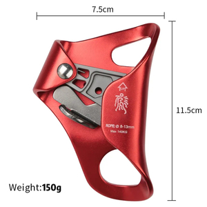 Ascendedor de Pecho Económico para Escalada en Roca y Espeleología, para Cuerdas de 8 a 13 mm - Product Image 3