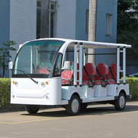 Bus touristique électrique urbain à batterie Borcart, fabriqué sur mesure, à faible bruit, 8, 11, 14, 17, 23, 27 places