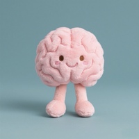 Peluche intelligente personnalisée avec ampoule, jouet éducatif en peluche douce, poupée créative intelligente en peluche