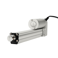 Actionneur linéaire HAKIWO 12V 24V IP65 3000N course 50mm pour motorisation de traqueur solaire, ouvre-porte, ouvre-fenêtre et réglage de panneau solaire