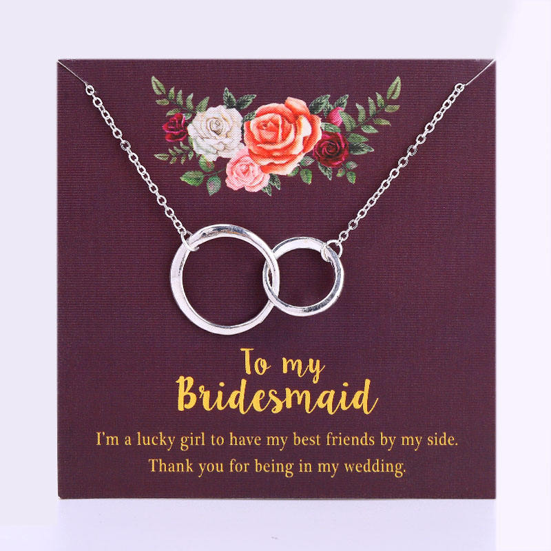 Necklace Gift for Her Engagement Wedding Gift for Bride Bridesmaid