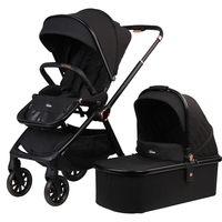 Poussette multifonctionnelle pour bébé Poussette à panier quatre-en-un paysage élevé Ensemble voiture pliable portable bidirectionnel Chariot pour bébé