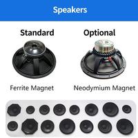 Prix d'usine Gamme complète Double haut-parleur de 15 pouces 2800W Subwoofer passif pour basses Subwoofer de scène Double haut-parleur professionnel de 15 pouces