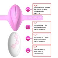 Vagina-Vibrationshöschen mit Fernbedienung, 10 Vibrationsstufen, wasserdicht und USB-aufladbar für Frauen