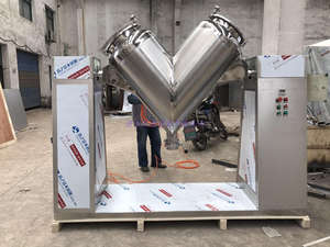 V-200L V-Kegel Lebensmittel-, Milch- und Kaffeepulver-Mischer Kleiner V-förmiger Mischbehälter - Product Image 2