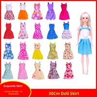 Vêtements pour poupées de 30 cm, robes à velcro, lot de modèles variés, tenues faciles à enfiler, unisexe, vente en gros