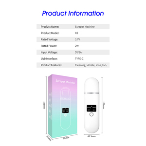 Limpiador de Poros 4 en 1 Ultrasónico, Removedor de Puntos Negros, con Importación y Exportación de Iones, Vibración, Pantalla Digital y Recargable Tipo-C - Product Image 3