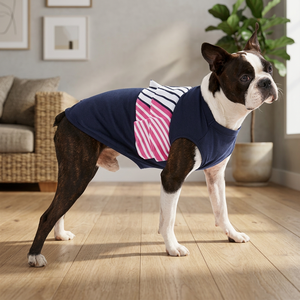 Fabricantes ODM OEM de Taiwán, Ropa para Perros con Borde de Volantes, Poliéster y Algodón, Lavable y Plegable, Temporada de Primavera - Product Image 1