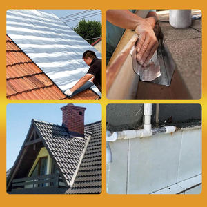 Ruban d'Étanchéité Butyle Auto-Adhésif Anti-Fabrication, <span class=keywords><strong>Bande</strong></span> d'Étanchéité en Aluminium Membrane Étanche - Product Image 4