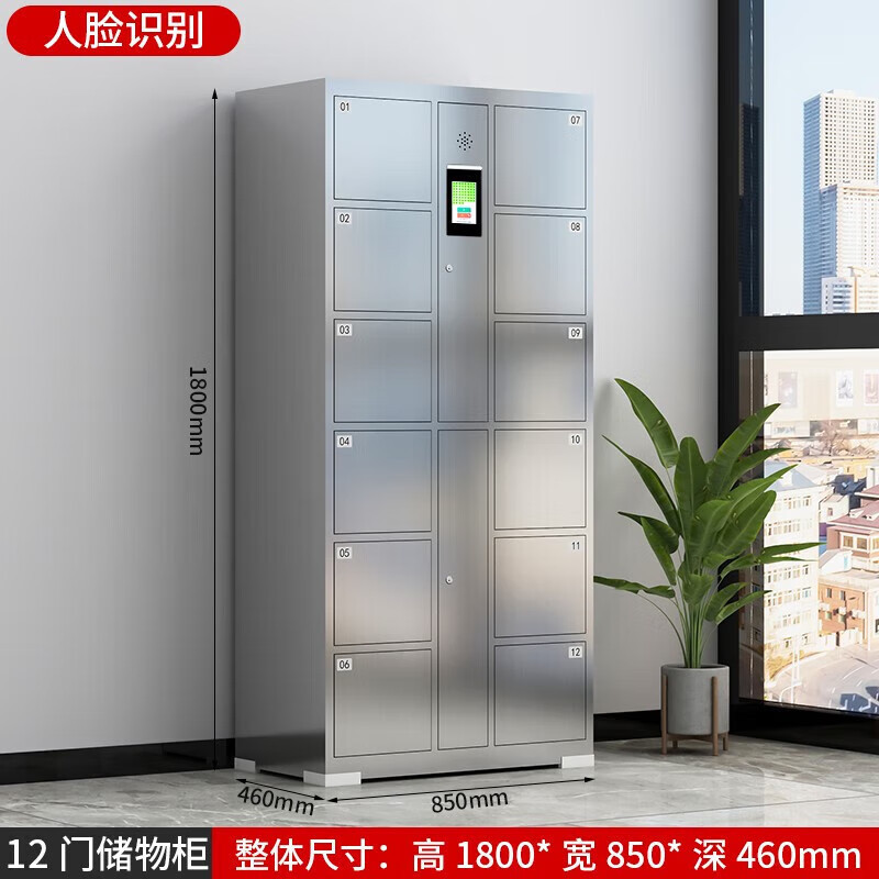 Sistema de reconocimiento facial de 12 puertas