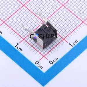 TC-1105AH-4.3H-250 Tactile Switch Through hole Switch Single Pole Single Throw Round Button 2.5N Right Angle Insert - Product Image 2