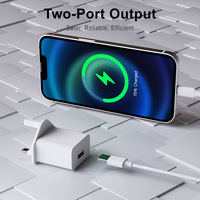 Chargeur mural rapide 20W avec prises EU, US, UK, adaptateur de voyage portable, accessoires de charge pour téléphone Android, fabrication en usine