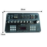 Meilleures ventes Amplificateur de puissance stéréo audio Haut-parleur USB avec carte Tf et récepteurs et amplificateurs d'affichage