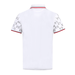 Vente chaude tricot texturé t-shirts coton élastique polos <span class=keywords><strong>tennis</strong></span> - Product Image 2