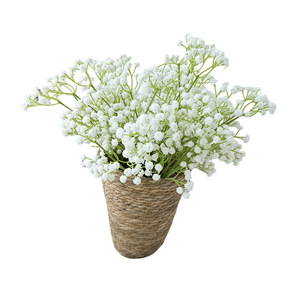 Gypsophile artificielle blanche réaliste avec des branches luxuriantes, branche de gypsophile artificielle pour arche de mariage, décoration de vase à domicile - Product Image 5