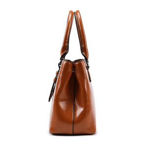 <span class=keywords><strong>Sac</strong></span> à bandoulière en cuir huilé grande capacité pour <span class=keywords><strong>femme</strong></span>, <span class=keywords><strong>sac</strong></span> fourre-tout multi-positions avec logo personnalisé pour les commandes en gros - Product Image 3