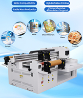 Imprimante UV semi-automatique KEYCAI 6090 avec tête d'impression XP600, positionnement visuel CCD, impression 3-en-1 (plate, rotative, numérique)