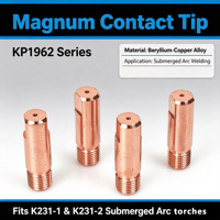 LINCOLN  Perlengkapan Pengelasan Busur Terendam Magnum Contact Tip SAW Welding Tip 2.4mm 3.2mm 4.0mm 4.7mm 5.5mm Ujung Kontak Tembaga