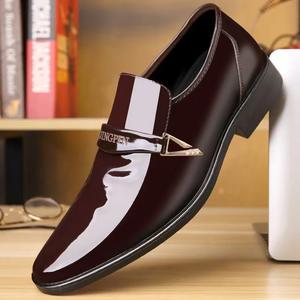 New British Casual Luxury Handcrafted Men's Oxford Leather <b>Waterproof</b> Evergreen Formal <b>Shoes</b> Wedding Professional Office <b>Shoes</b> - Product Image 5