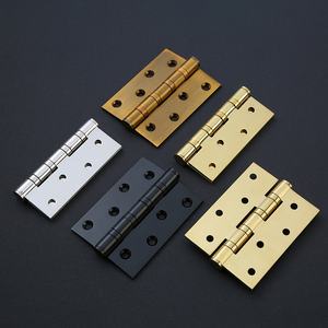 مفصلة عادية سميكة من الفولاذ المقاوم للصدأ 201، 4 بوصات، للأبواب القابلة للطي، أبواب الغرف المقابلة، خزائن، أبواب الخزائن، ذهبي لامع، مفصلة فضفاضة - Product Image 6