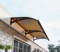 Pergola moderne durable en polycarbonate imperméable pour l'extérieur, auvent pliable pour patio, pare-soleil