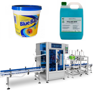 Machine de remplissage de pesage de jerrycan de peinture de seau de tambour de seau de grand baril de seau automatique de 5kg 10kg 15KG 25kg - Product Image 1