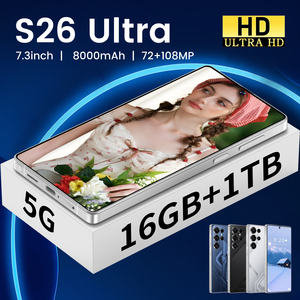 Smartphone Android 15 S26 Ultra 2026, vente chaude, 4 Go + 64 Go, appareil photo HD 108 MP, double SIM, reconnaissance faciale - Product Image 4