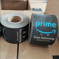 Ruban adhésif d'emballage en papier kraft imprimé avec logo, auto-adhésif, pour boîtes d'expédition de marque, utilisation en entrepôt e-commerce