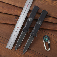 Couteau de poche pliant Bochen G10 Eagle Elk Handle pour la randonnée, style noir, acier 3cr13, couteau de survie pour le camping en plein air, EDC