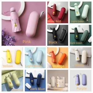 Paraguas <span class=keywords><strong>de</strong></span> Bolsillo Personalizado con Logotipo <span class=keywords><strong>de</strong></span> Fábrica, Mini Paraguas Plegable <span class=keywords><strong>de</strong></span> 5 Secciones con Protección UV, Compacto para Viajes, Protección Solar y contra la <span class=keywords><strong>Lluvia</strong></span>, con Estuche - Product Image 6