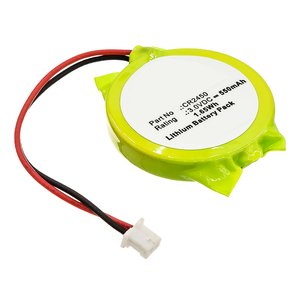 <span class=keywords><strong>Batterie</strong></span> au lithium <span class=keywords><strong>3V</strong></span> PLC Compatible avec les contrôleurs de la série FP-X AFPX-BATT à ultrasons Pan <span class=keywords><strong>CR2450</strong></span> Affichage GT32 Affichage GT32M - Product Image 1