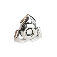 Fidget Spinner EDC anti-stress, jouet de décompression, très populaire, haute qualité, sensation tactile satisfaisante, coloré, plaqué et poli