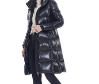 OEM Bechance Vestes longues en duvet pour femmes Parka Veste chaude d'hiver en duvet de canard pour l'hiver