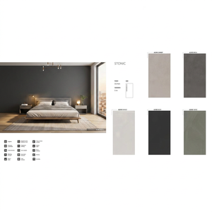 Losas de porcelana con aspecto de mármol artificial de 1200x2400 mm, color negro brillante, para paredes y suelos interiores modernos, piedra sinterizada con aspecto de mármol. - Product Image 3