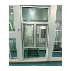 หน้าต่างหน้าต่างบานกระจกนิรภัยใสหน้าต่างบานเลื่อนฉนวนกันความร้อนกันความร้อนหน้าต่างกรอบพลาสติกกันน้ำพร้อมจอ - Product Image 2