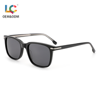 Lunettes de soleil de luxe en acétate surdimensionnées pour femmes, verres polarisés TAC, certification CE, personnalisation de marque, fabricant OEM d'optiques pour lunettes unisexes