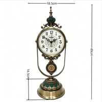 Armens 6903 Nouveau design personnalisé Horloge de bureau en verre créative de luxe antique Horloge de table à pendule