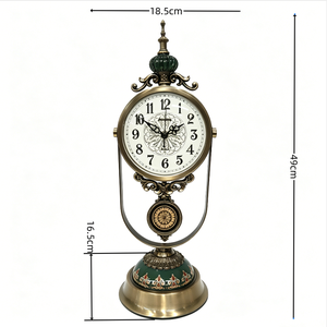 Armens 6903 Nouveau <span class=keywords><strong>design</strong></span> personnalisé <span class=keywords><strong>Horloge</strong></span> <span class=keywords><strong>de</strong></span> bureau en verre créative <span class=keywords><strong>de</strong></span> luxe antique <span class=keywords><strong>Horloge</strong></span> <span class=keywords><strong>de</strong></span> <span class=keywords><strong>table</strong></span> à pendule - Product Image 2