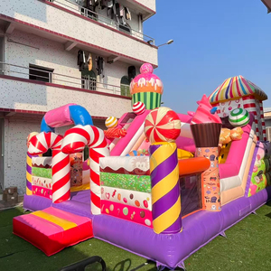 Château gonflable Princesse pour enfants avec parc aquatique, château gonflable <span class=keywords><strong>grenouille</strong></span> - Product Image 5