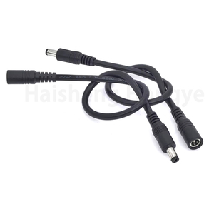 1m 3M 5M 12V dc5521 5.5mm x 2.1mm 2.5mm Extender dây 20AWG <span class=keywords><strong>DC</strong></span> Jack cắm Nam để Nữ kết nối điện mở rộng cáp cho CCTV - Product Image 1