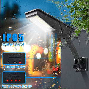 Solar <b>Light</b> With Remote 3 Working Mode Solar Street <b>Light</b> Super Bright Outdoor Garden Waterproof Motion <b>Sensor</b> Solar Lamp - Product Image 3