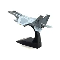 Modèle d'avion de chasse supersonique F-15C Eagle à l'échelle 1/100, avion de la Force aérienne américaine pour collection