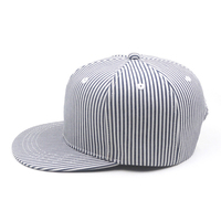 Topi snapback hip hop tepi datar unisex logo kustom kosong terlaris