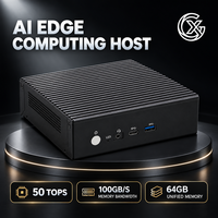 Host Komputasi AI Edge Generasi Berikutnya dengan Output Ganda, Inferensi LLM Lokal, Penerapan AI Satu Klik untuk Robot Mobile Otonom
