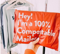 Sac d'expédition en polyéthylène imprimé sur mesure, sans bulles, auto-adhésif, pour l'emballage de colis de vêtements