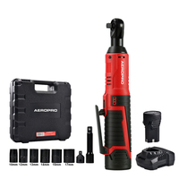 Clé à cliquet électrique sans fil AEROPRO DTL40, nouvelle, 3/8'', 47 N.m, 12 V, jeu d'outils avec batterie 2,0 Ah et chargeur